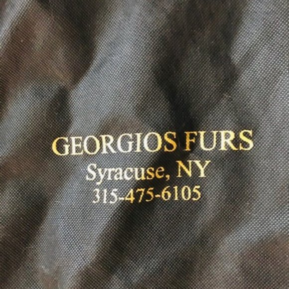 Fur Coat- Sherlin Coat with Hood, Rabbit Trim - Picture 7 of 8